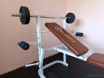 Predám kompletnú domácu posilňovaciu výbavu Klarfit + príslu - 3