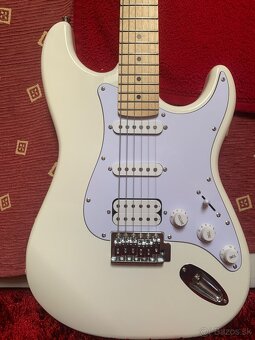 Elektrická Gitara stratocaster pasadena biela - 3