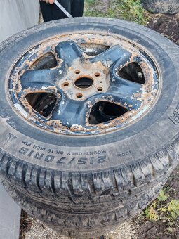 Predám plechové disky zimné gumy - 3