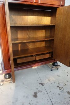 Skriňa Holandská – dub masív starožitná. - 3