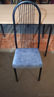 Stoličky s kovovým rámom, rôzne druhy - 3