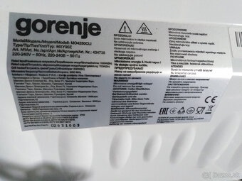 Mikrovlnka Gorenje Rad Classico MO4250CLI - 3