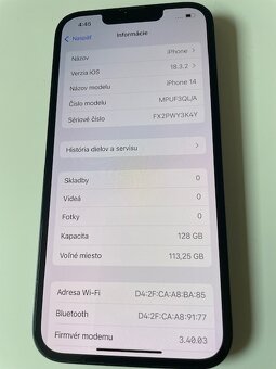 Krásny Iphone 14 128GB - 3