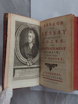 Kniha z roku 1746 John Locke angl. filozof - 3