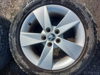 ELEKTRÓNY PNEUMATIKY ŠKODA R15 5X100 6JX15 ET43 - 3