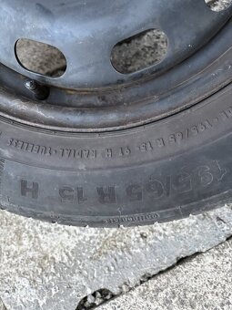 Pneumatiky na plechových diskoch 195/65 R15 - 3