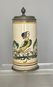 Fajansový valcový krčah - 3