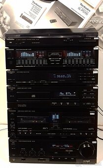 Zostava TECHNICS gramo,equalizer,tuner,CD,deck,zosiln. = M02 - 3