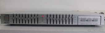 2x9 pasmovy strieborny equalizer AKAI EA-A22 = vyroba JAPAN - 3