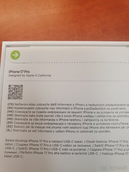 iphone 17 pro s 512GB-NOVY - 3