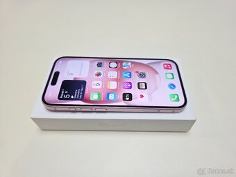 Apple iPHONE 15 PINK 128GB,TOP STAV - 3