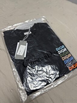 Dior pánske tričko – čierne, veľkosť M - 3