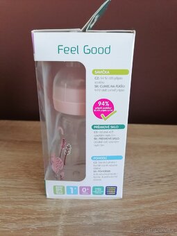 Detská sklenená fľaška MAM Feel Good - 0m+ - 3