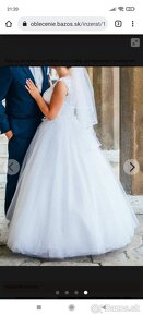 Svadobné šaty veľ.M - 3