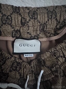 Gucci hnede nohavice tepláky gratis - 3