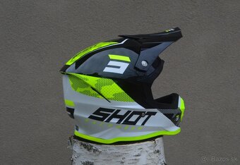 Predám helma shot čierna žltá fluo - 3