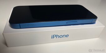 iPhone 13 modrý, TOP stav s komplet balením - 3