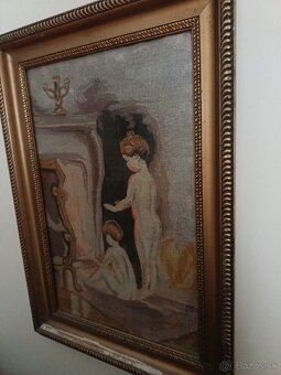 Vyšívaný obraz s rámom Gobelin - 3
