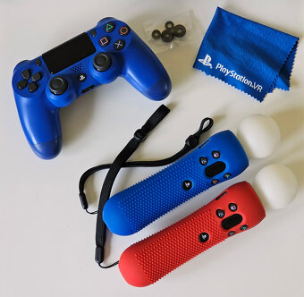 Predám PS4 500GB, 3x ovládač + PSVR1 (pre PS4 aj PS5) - 3