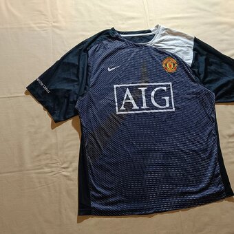 Manchester United čierny futbalový dres 2008-2009 M - 3