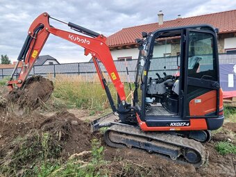 Minibager minirypadlo kubota kx 027-4 - 3
