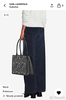 Kabelka originál Karl Lagerfeld s visačkou - 3