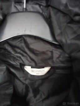 Prechodná bunda čierna dámska L - 3