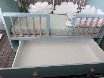 Myllra detská postielka + prebalovací pult - 3