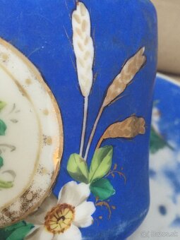 Starozitna salka z roku 1850 cca stav podla foto , ma nejake - 3