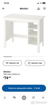 Pisaci stolik Ikea Brusali - 3