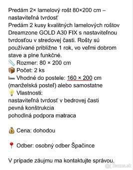 Nastaviteľný rošt - 3