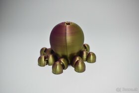 mini ohybný chobotnica - 3D tlač - "Handmade" - 3