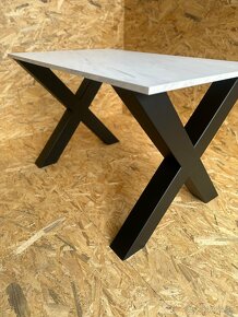 Kovové podnože stolové nohy stoly stolíky konzoly - 3
