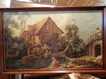 Predám reprodukcie historických obrazov - dievča 48x58cm - 3