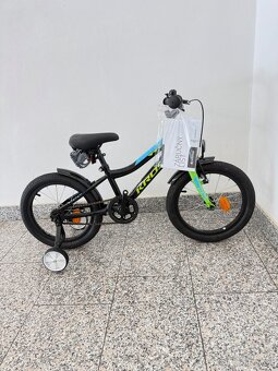 Kross Racer 3.0, 16“, detský bicykel, Black lime blue glossy - 3