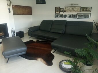 Nová luxusná kožená sedacia suprava - 3