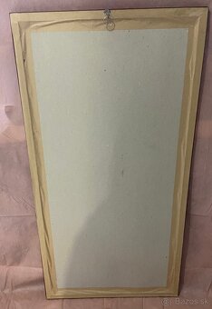 Gladioly vo váze, maľovaný obraz - 3