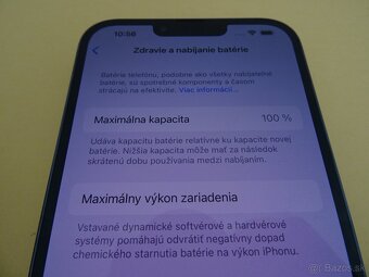 iPhone 13 PRO MAX 256GB BLUE - ZÁRUKA 1 ROK - 100% BATERIA - 3