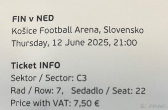 Vstupenky Euro 21 - 3