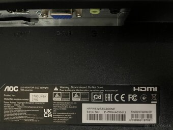 27" AOC 27G2U5/BK Gaming Monitor - 3