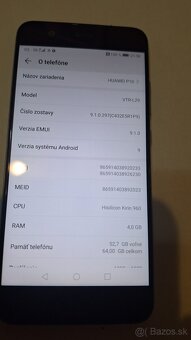 Huawei P10 4/64GB android 9 modrý - 3