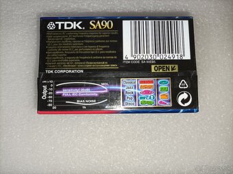 TDK SA90 - 5-kusové balenie MC kazety - 3