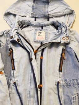 Tenká rifľová bunda 134 - 3