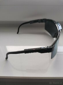 Športové slnečné okuliare Pit Viper (čierne-fialové sklo) - 3