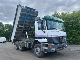 třístranný sklápěč MERCEDES ACTROS 2643 6x4 r.2002, - 3