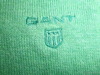Gant pánsky sveter zelený melír XL - 3