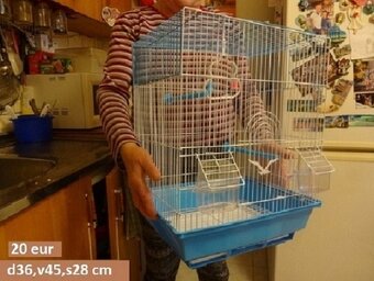 Nova klietka pre vtaky (3ks) v troch farbach, - 3