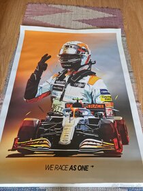 Lando Norris F1 canvas plátnovy plagát - 3