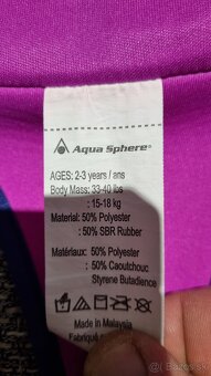 Plavacia vesta pre dieta 2 az 3 roky aqua sphere - 3