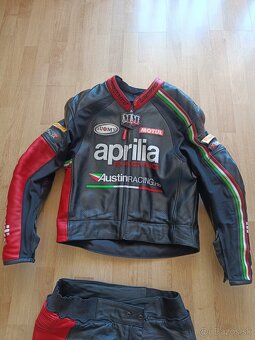 Aprilia 2- dielná kožená kombinéza MMrace - 3